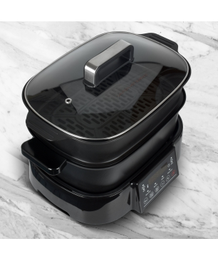 TURBOTRONIC BY Z-LINE MC6 Multikocher (1250 Watt, schwarz)