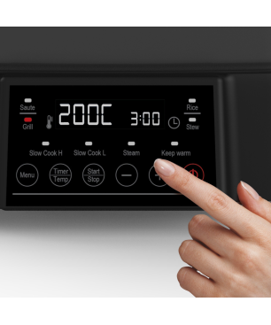 TURBOTRONIC BY Z-LINE MC6 Multikocher (1250 Watt, schwarz)