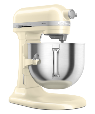 KITCHENAID Artisan 6,6 Liter - 5KSM70SHXEAC Küchenmaschine Creme (Rührschüsselkapazität: 6,6 Liter, 375 Watt)