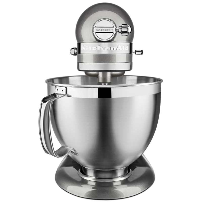 KITCHENAID 5KSM185PSEMS Küchenmaschine Medaillon Silber (300 Watt)