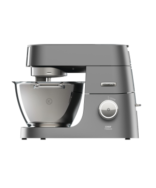 KENWOOD KVC 7300 S CHEF TITANIUM Küchenmaschine Silber (Rührschüsselkapazität: 4,6 Liter, 1500 Watt)