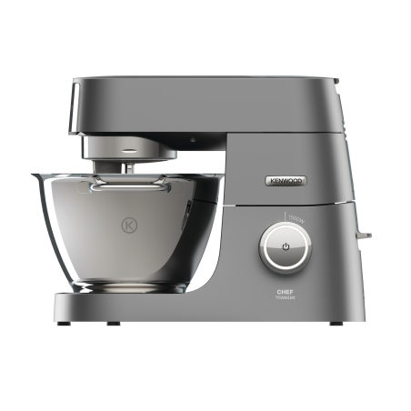 KENWOOD KVC 7300 S CHEF TITANIUM Küchenmaschine Silber (Rührschüsselkapazität: 4,6 Liter, 1500 Watt)