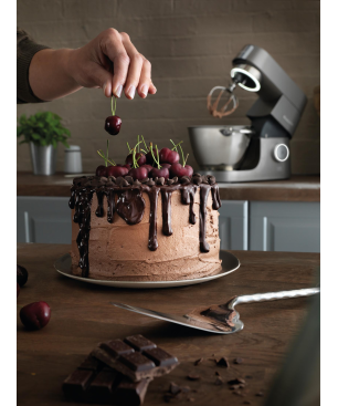 KENWOOD KVC 7300 S CHEF TITANIUM Küchenmaschine Silber (Rührschüsselkapazität: 4,6 Liter, 1500 Watt)