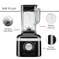 KITCHENAID 5KSB4026EOB K400 ARTISAN ONYX SCHWARZ Standmixer Onyx (1200 Watt, 1.4 Liter)