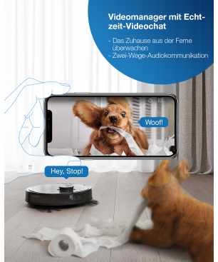 ECOVACS DEEBOT T9 AIVI Saug- und Wischroboter