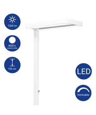 MAUL MAULjuvis white LED Stehleuchte