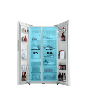 COMFEE RCS700WH1 Side-by-Side (F, 1765 mm hoch, Weiß)