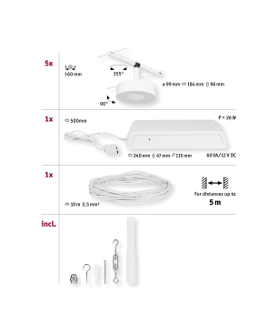 PAULMANN LICHT CorDuo (94477) Seilsystem Universalweiß