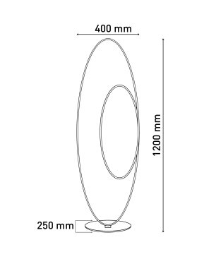 NÄVE LEUCHTEN ODRIVE LED Stehleuchte Warmweiss