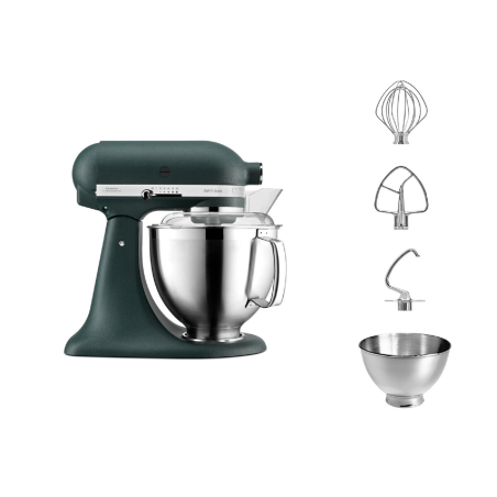 KITCHENAID Artisan 4,8 Liter - 5KSM185PSEPP Küchenmaschine Palmenstrand (300 Watt)