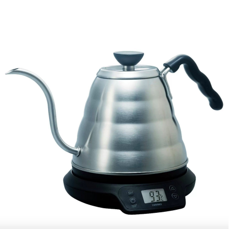 HARIO Buono Pro EVT-80E Wasserkocher, Silber