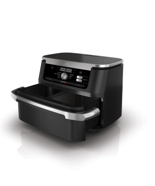 NINJA AF500DE Foodi Flex Drawer Heißluftfritteuse 2470 Watt Schwarz