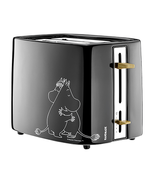 MELISSA 19140003 Toaster Schwarz (875 Watt, Schlitze: 2)