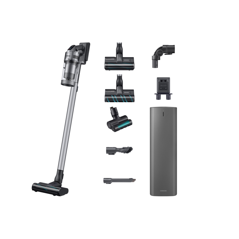 SAMSUNG VS20T7536P5/EG Jet 75 complete+ mit Cleanstation Stielsauger, Akkubetrieb, 550 Watt