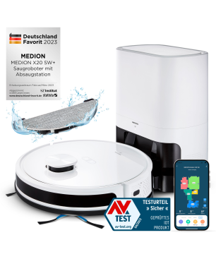 MEDION X20 SW Saugroboter