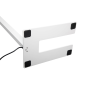 MAUL MAULjaval white LED Stehleuchte, Aluminium, Stahl
