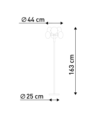 NÄVE LEUCHTEN ORION Stehleuchte