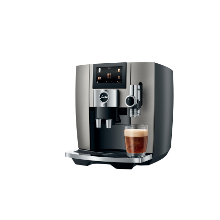 JURA 15471 J8 MIDNIGHT SILVER Kaffeevollautomat Midnight Silver