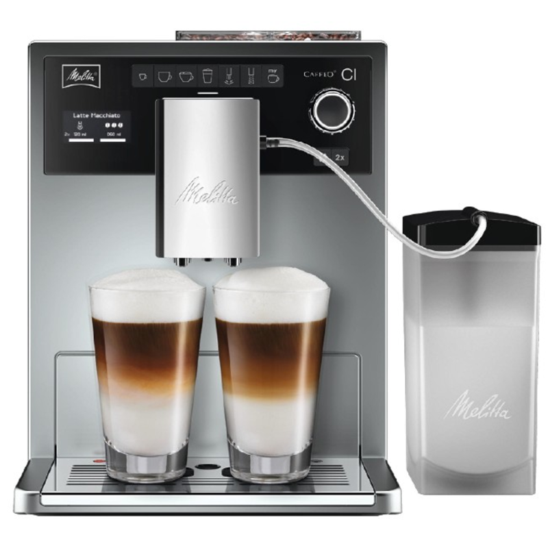MELITTA CI E970-101 Kaffeevollautomat Silber