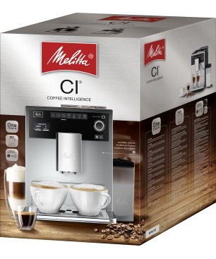 MELITTA CI E970-101 Kaffeevollautomat Silber