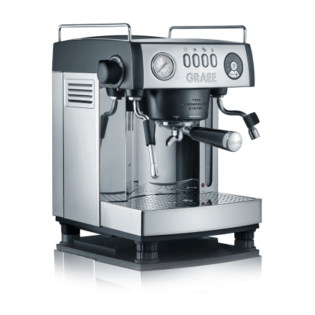GRAEF ES 902 Baronessa Espressomaschine Edelstahl hochglänzend/Aluminium schwarz-matt lackiert