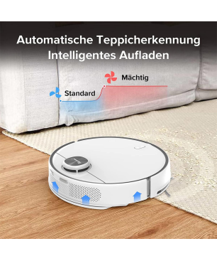 REDROAD G10 Saugroboter Staubsauger Roboter mit Absaugstation Sonic-Wischfunktion 2800Pa Saugroboter
