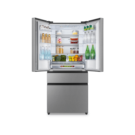HISENSE RF540N4SBI2 French Door (E, 1817 mm hoch, Grau)