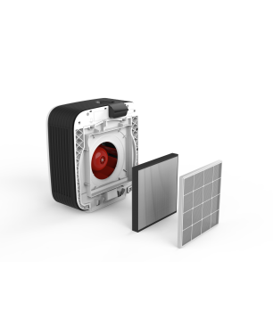 BONECO H700 Hybrid Luftbefeuchter/Luftreiniger Weiß (34,9 Watt, Raumgröße: 150 m², HEPA)