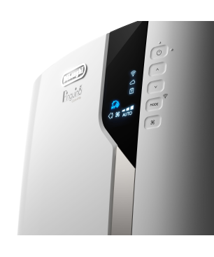 DELONGHI Pinguino PAC EX130 CST WiFi Klimagerät Weiß (Max. Raumgröße: 120 m³, EEK: A)