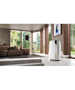 DELONGHI Pinguino PAC EX130 CST WiFi Klimagerät Weiß (Max. Raumgröße: 120 m³, EEK: A)
