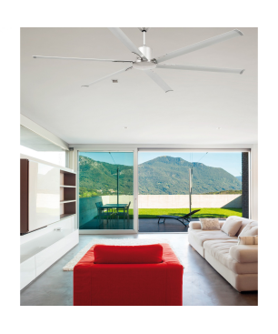 FARO Andros Deckenventilator Grau / Silber (35 Watt)