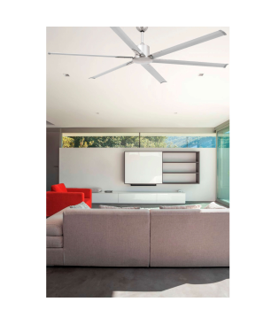 FARO Andros Deckenventilator Grau / Silber (35 Watt)