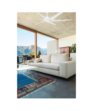 FARO Cies Deckenventilator Weiß (44 Watt)
