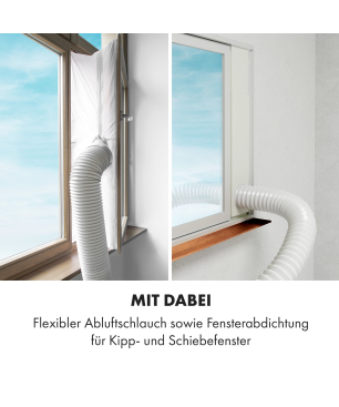 KLARSTEIN Grandbreeze Eco 12K Klimagerät Weiß (Max. Raumgröße: 59 m², EEK: A+)