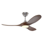 CASAFAN Eco Genuino-L Deckenventilator Nussbaum (17 Watt, Material Metall)