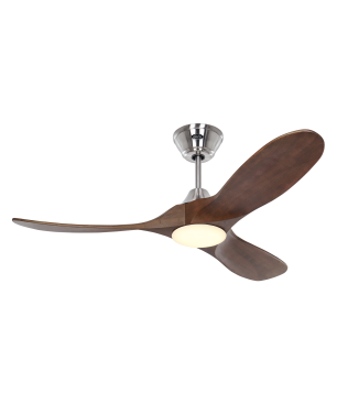 CASAFAN Eco Genuino-L Deckenventilator Nussbaum (17 Watt, Material Metall)