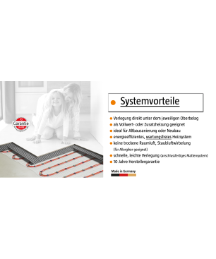 VARIO-HEAT HYBRID Fußbodenheizung (1125 Watt)