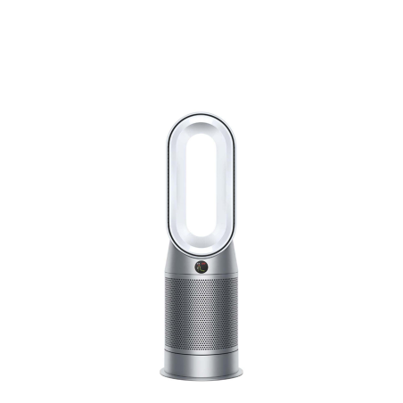 DYSON HP7A PURIFIER HOT + COOL AUTOREACT Luftreiniger+Heizlüfter Weiß/Nickel (40 Watt, Raumgröße: 81 m³, HEPA-13 / Aktivkohlef