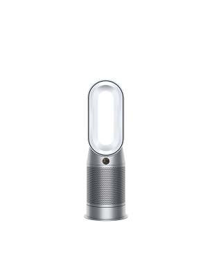 DYSON HP7A PURIFIER HOT + COOL AUTOREACT Luftreiniger+Heizlüfter Weiß/Nickel (40 Watt, Raumgröße: 81 m³, HEPA-13 / Aktivkohlef