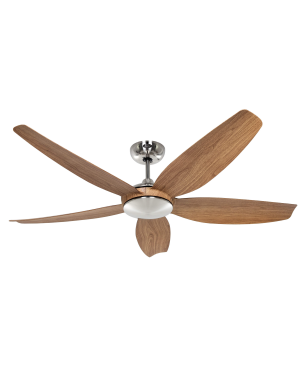 CASAFAN Eco Volare Deckenventilator Eiche (27 Watt, 120 U/Min.)