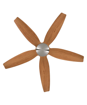 CASAFAN Eco Volare Deckenventilator Eiche (27 Watt, 120 U/Min.)