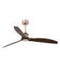 FARO Just Fan Deckenventilator Nussbaum (32 Watt) 128 cm