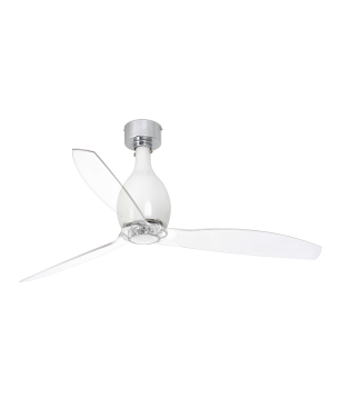 FARO Mini Eterfan Deckenventilator Transparent (32 Watt, Frequenz 50 Hz)