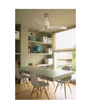 FARO Mini Eterfan Deckenventilator Transparent (32 Watt, Frequenz 50 Hz)