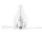 FARO Mini Eterfan Deckenventilator Transparent (32 Watt, 128 cm)