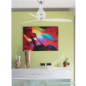 FARO Mini Eterfan Deckenventilator Transparent (32 Watt, 128 cm)