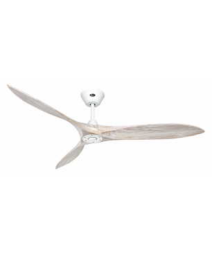 CASAFAN Eco Airscrew Deckenventilator Holzfarben (28 Watt, Höhe 360 mm)