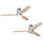 CASAFAN Aerodynamix Eco Deckenventilator Holzfarben (20 Watt, Sockelart 50)