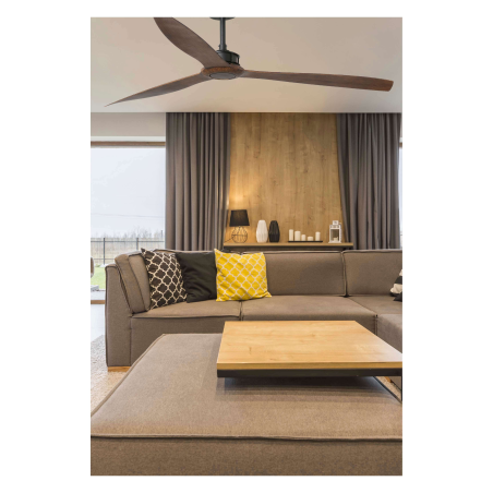 FARO Just Fan XL Deckenventilator Nussbaum (31 Watt)