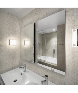 VIESTA H450-SP Spiegel Infrarotheizung + Thermostat TH12 Infrarotheizung (450,00 Watt)